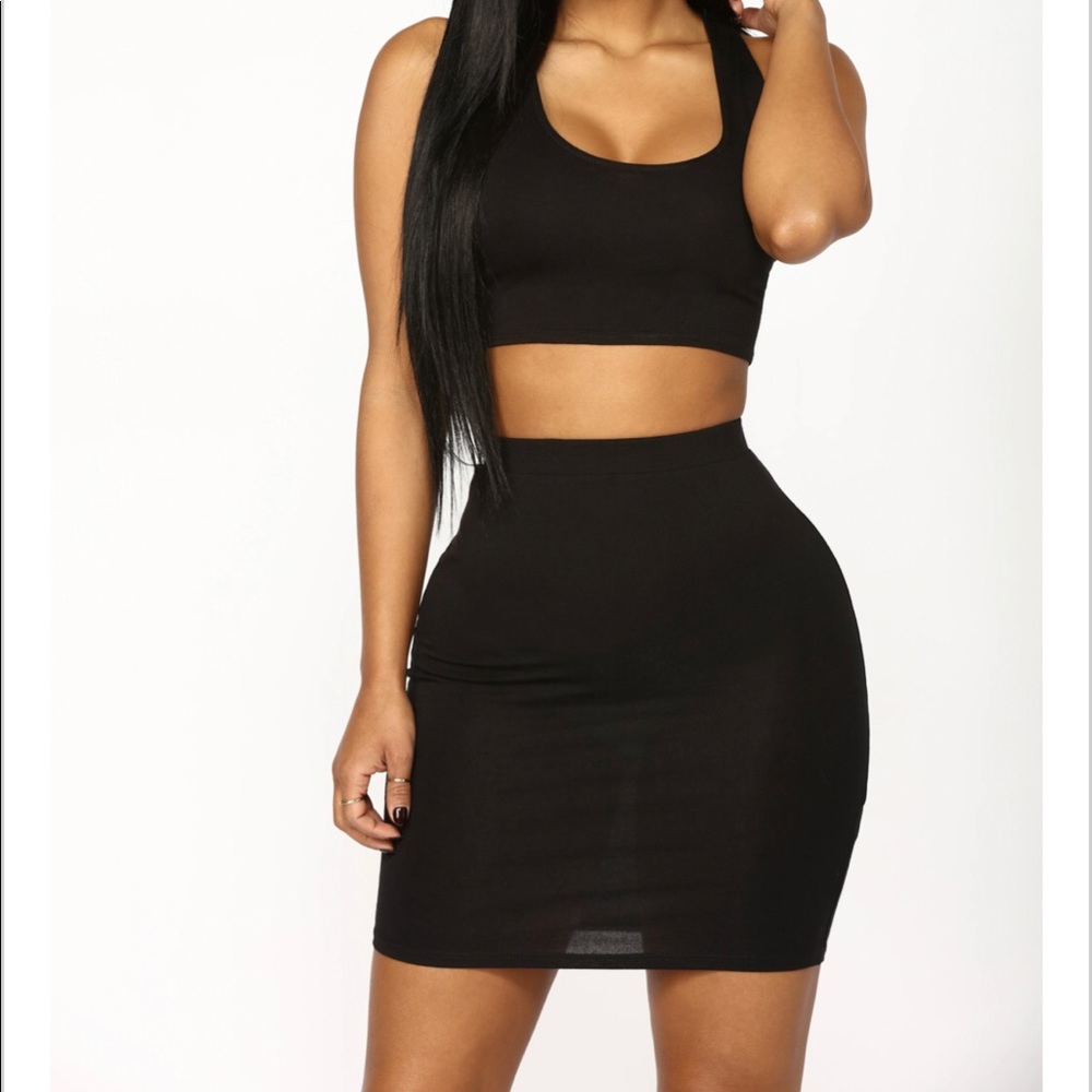 Fashion nova skirt set